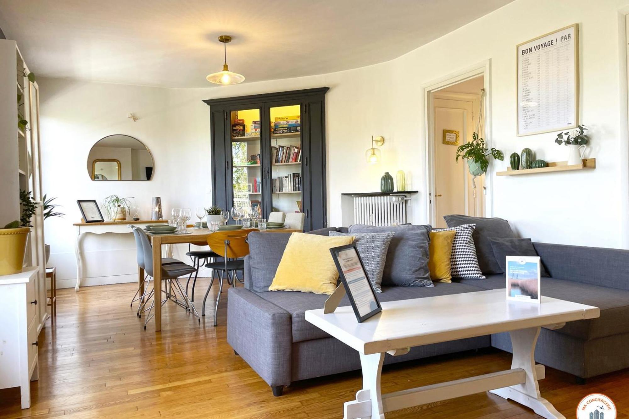 Le Penthouse - Vue Centre Ville, Proche Gare Sncf 凯恩 外观 照片