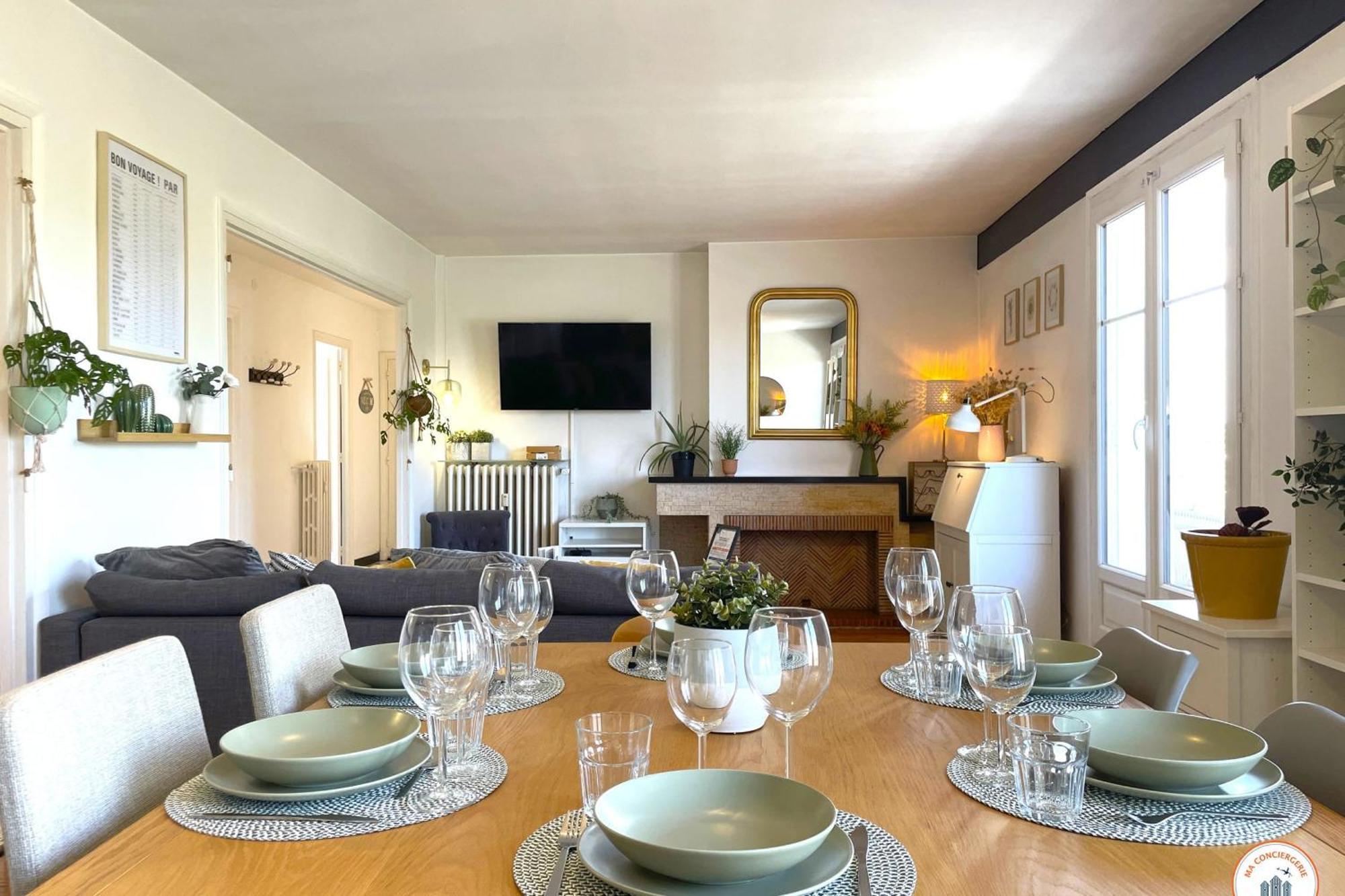 Le Penthouse - Vue Centre Ville, Proche Gare Sncf 凯恩 外观 照片